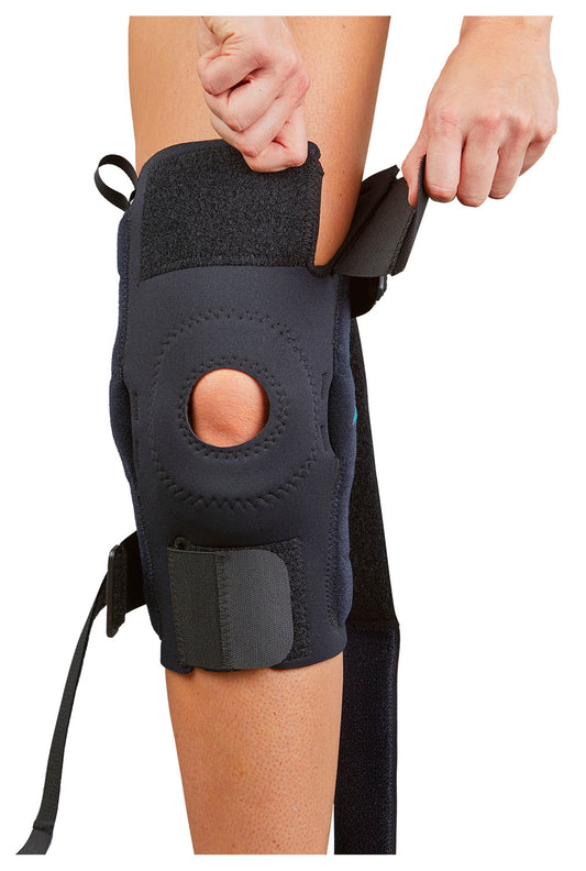 AKS Knee Support with Metal Hinges & Straps