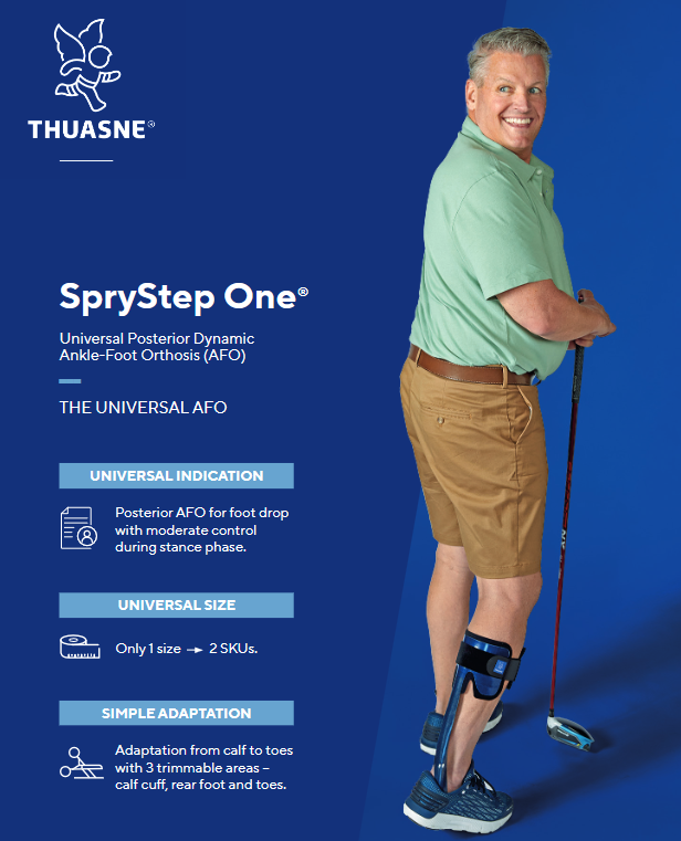 Introducing: The SpryStep One® Universal AFO – DeGroff Orthopedic Supplies