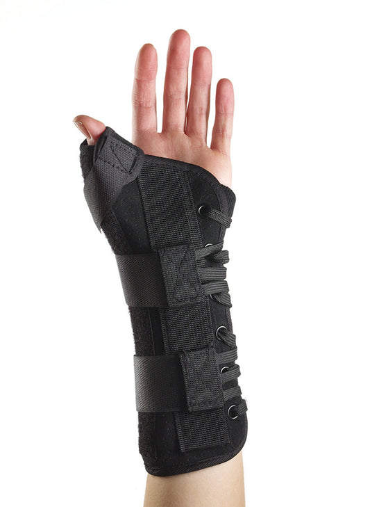 Suede Wrist and Thumb Lacer Splint